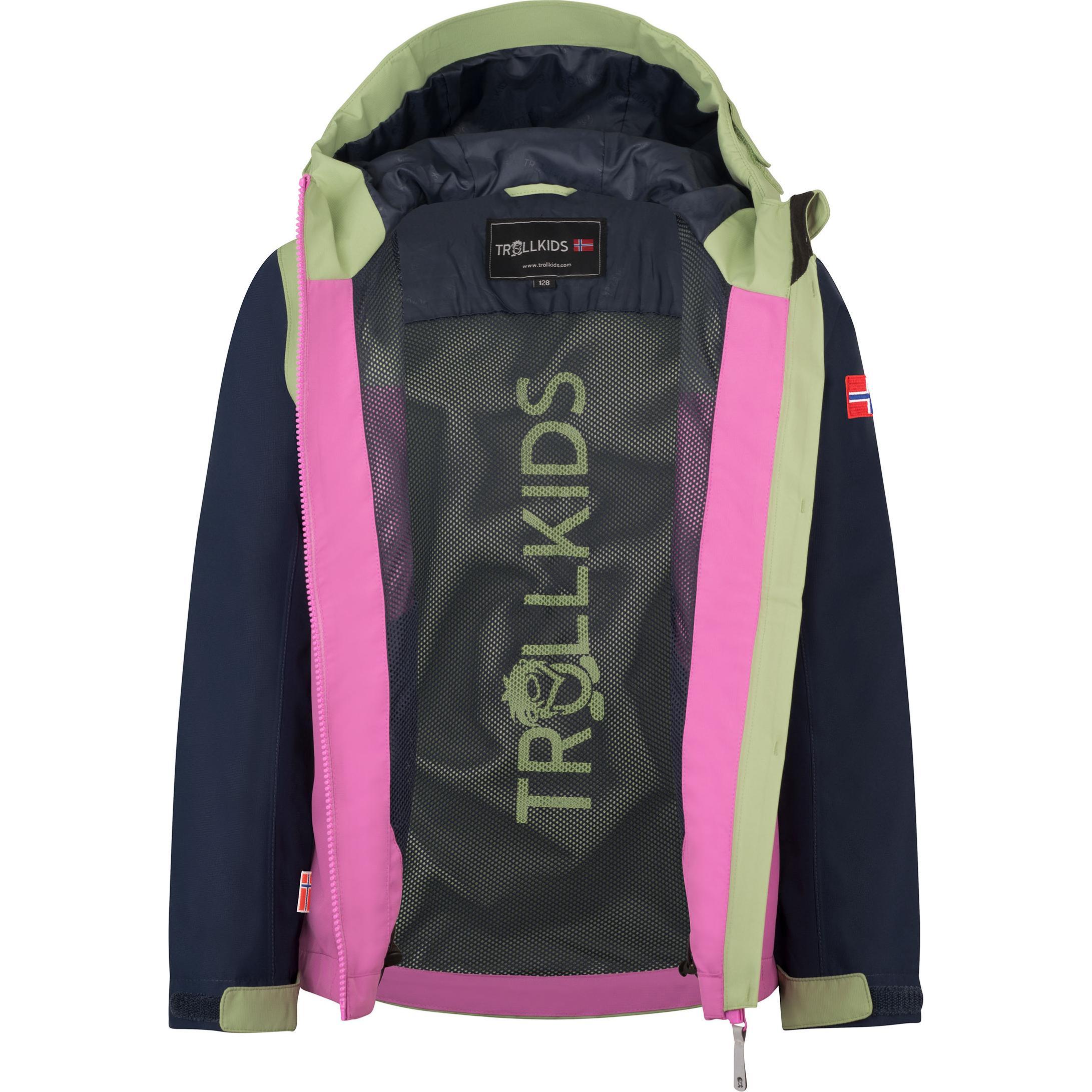 Thumbnail - Trollkids, Unisex, Velojacke, Kid's Telemark Jacket (152), Rosa, 152