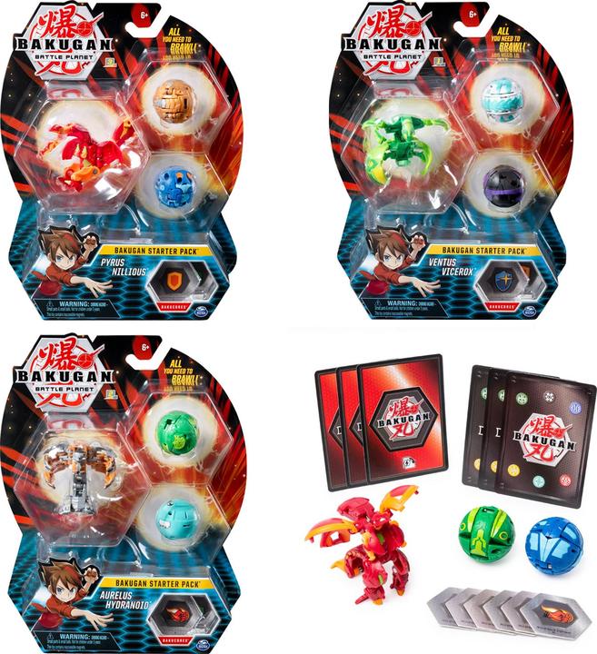 Produktbild Spin Master Bakugan 3 Ball Starter Pack