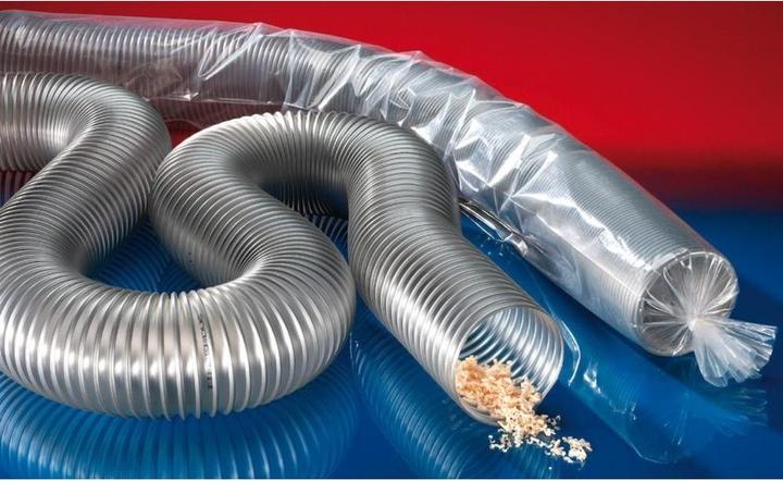 Actual product image Norres Suction and blower hose TIMBERDUC® PUR 531 AS Inner-Ø 200 mm Outer-Ø 208 mm 4 mm Length 5 m