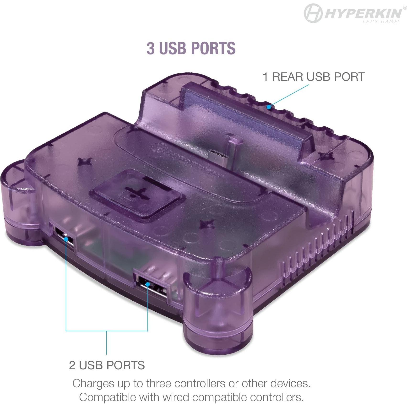 Hyperkin Retron S64 Console Dock - Switch (Purple) (Switch), Gaming Controller Zubehör, Violett