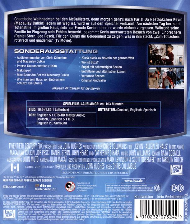 Image du produit Disney Interactive Studios Kevin - Seul à la maison BD (Blu-ray, 2018)