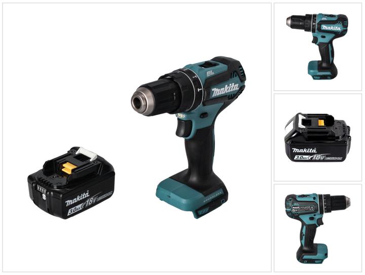 Produktbild Makita DHP 485 F1 Akku Schlagbohrschrauber 18 V 50 Nm Brushless + 1x Akku 3,0 Ah - ohne Ladegerät