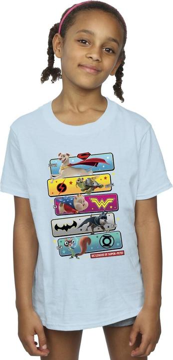 Produktbild DC League Of SuperPets Character Pose TShirt Mädchen (128)