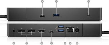 Actual product image Dell WD19DCS (Docking port (proprietary), 3 Ports)