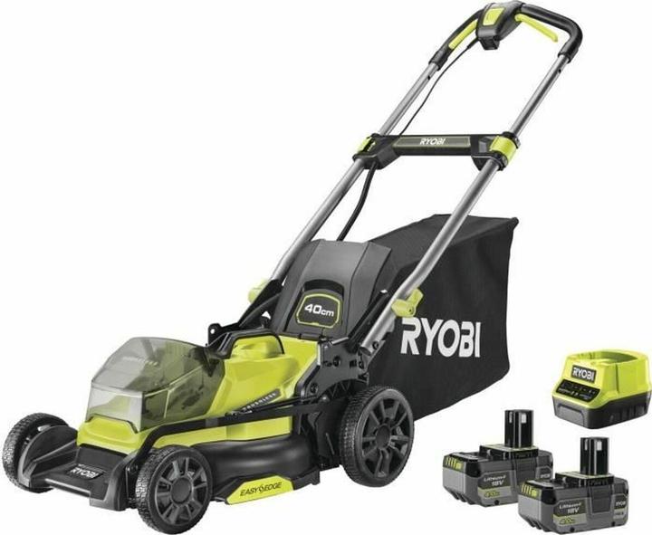 Immagine prodotto Ryobi Tagliaerba a batteria2x18V4Ah, larghezza di taglio 40 cm (Batteria ricaricabile)