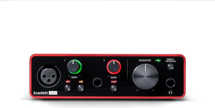 Image du produit Focusrite Scarlett solo 3ème gène (USB)