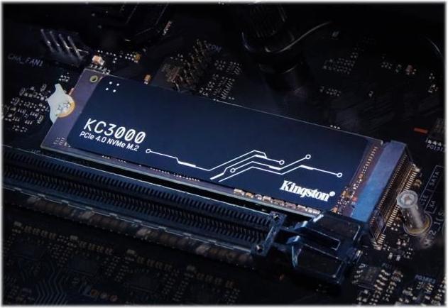 Actual product image Kingston KC3000 (512 GB, M.2 2280)