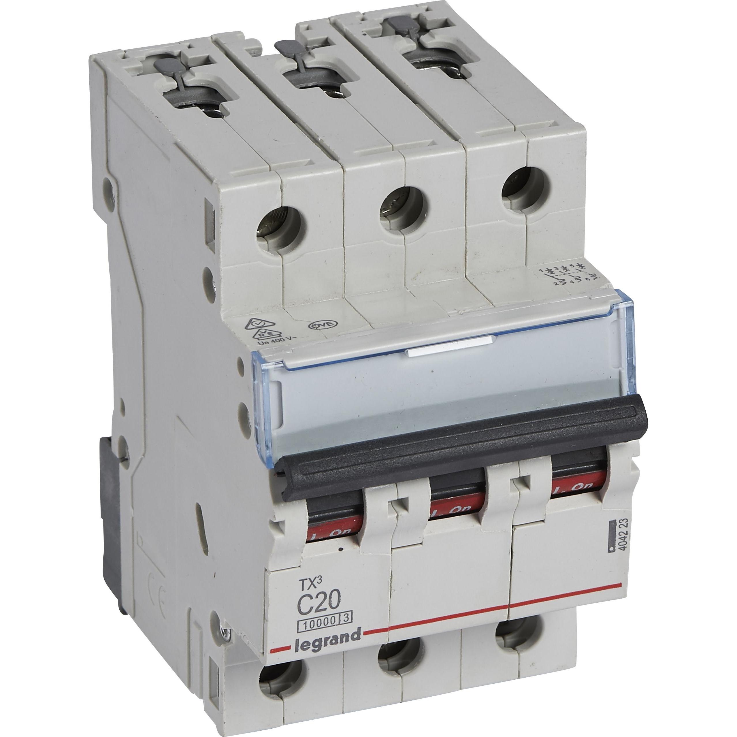 Legrand, Schutzschalter, TX3 Leitungsschutzschalter C-Charakteristik