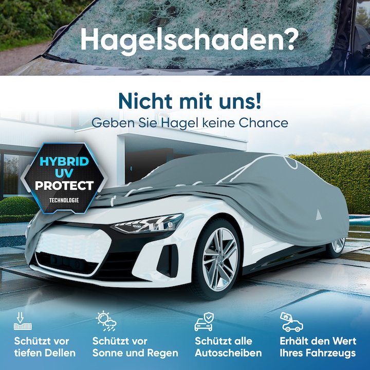 Produktbild Walser PKW Hagelschutzplane Hybrid UV Protect, Hagelschutzgarage Gröe S