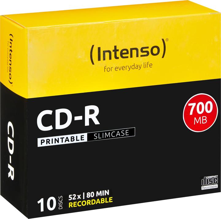 Intenso CD-Rohlinge 700MB/80Min. (10 x)
