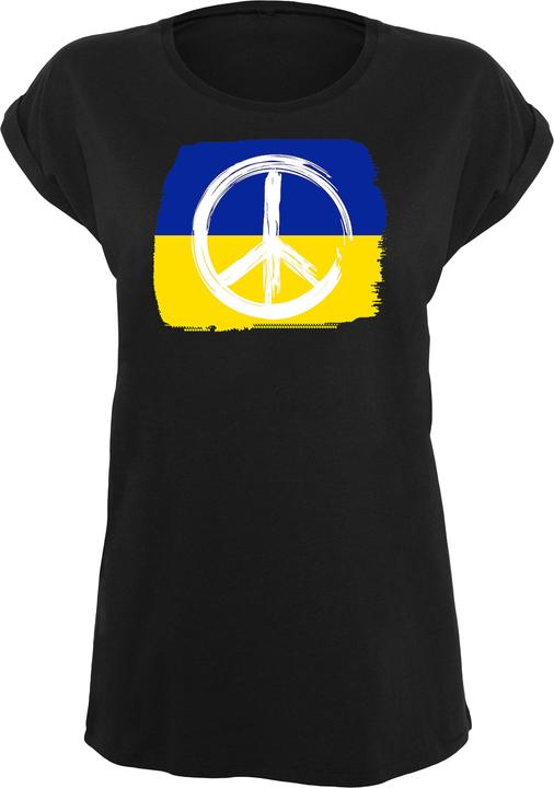 Produktbild Merchcode Ladies Peace - Flag Peace Basic T-Shirt - 173307 (L)
