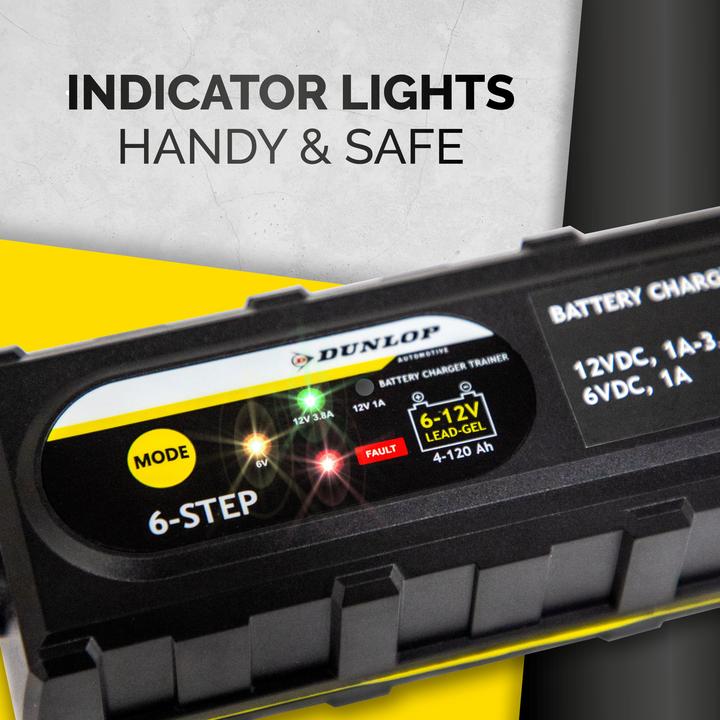 Produktbild Dunlop Batterieladegerät 3.8A (12V, 3.80 A)
