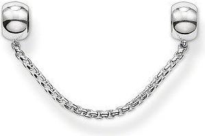 Immagine prodotto Hermex Ciondolo a catena ciondolo strass argento placcato - argento (Lega metallica 925)