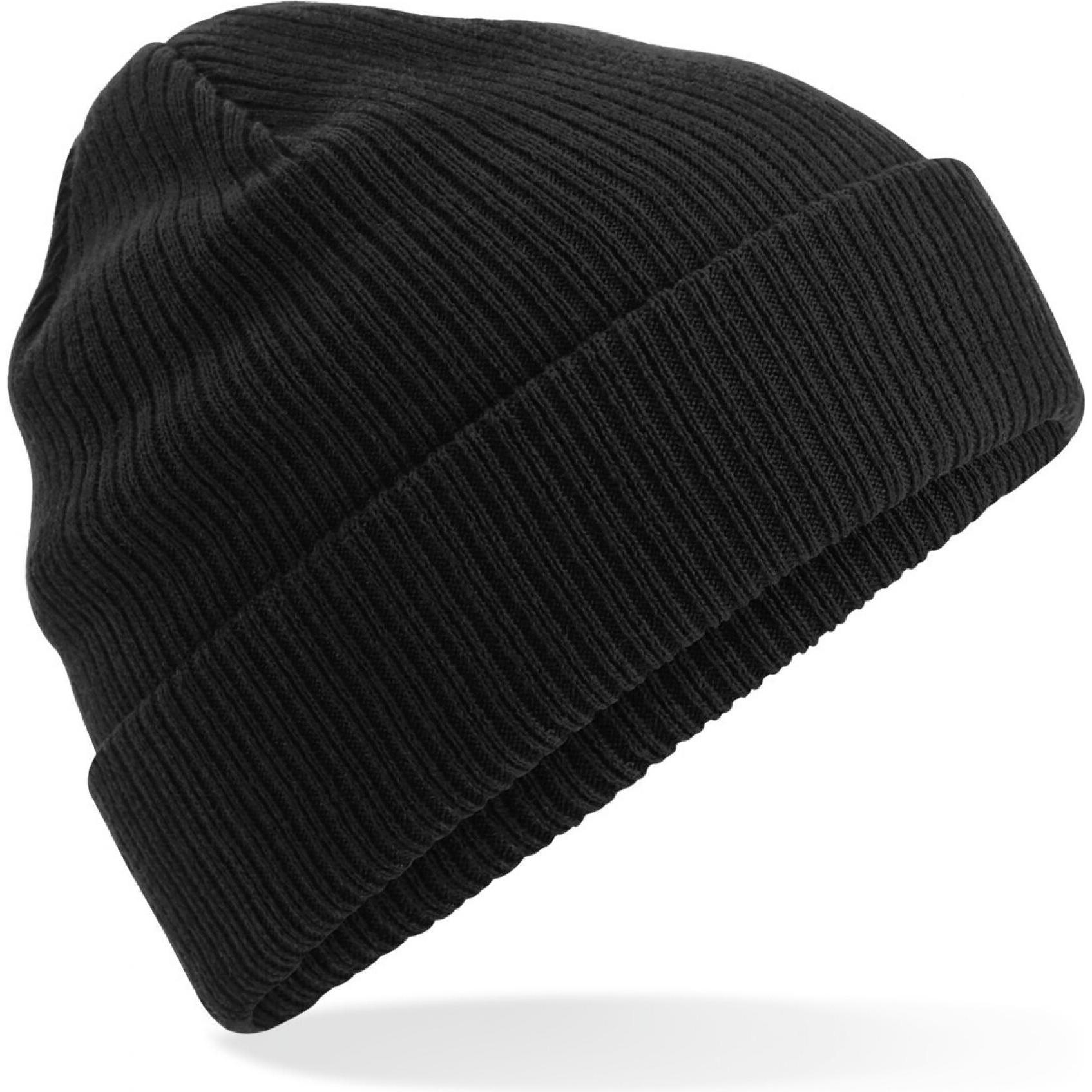 Beechfield, Damen, Mütze, Bio-Baumwollmütze für Frauen, Schwarz