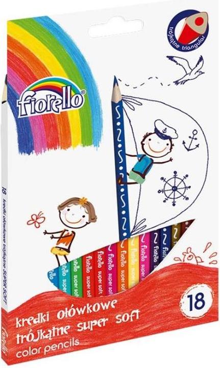 Immagine prodotto GrandHall Superweiche Buntstifte in 18 FIORELLO-Farben (18x)