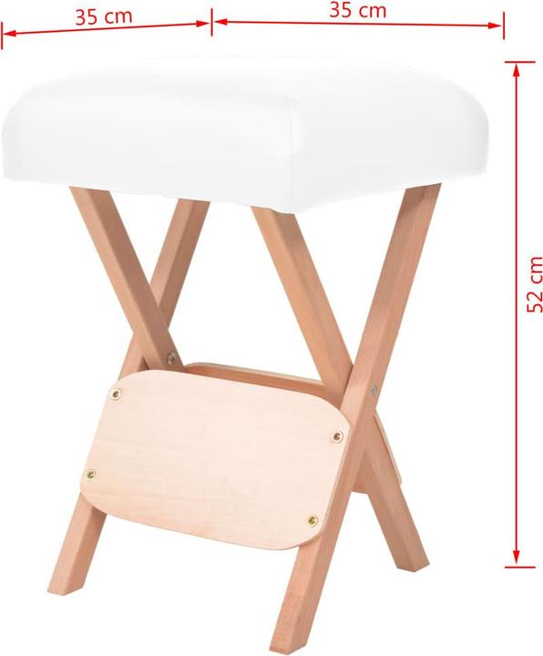 Produktbild vidaXL klappbarer Massagehocker