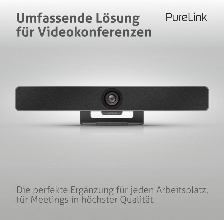 Actual product image Purelink Vuelogic - Huddle Space Videobar - VB200 - All-in-one 4K Camera, Microphone and Soundbar