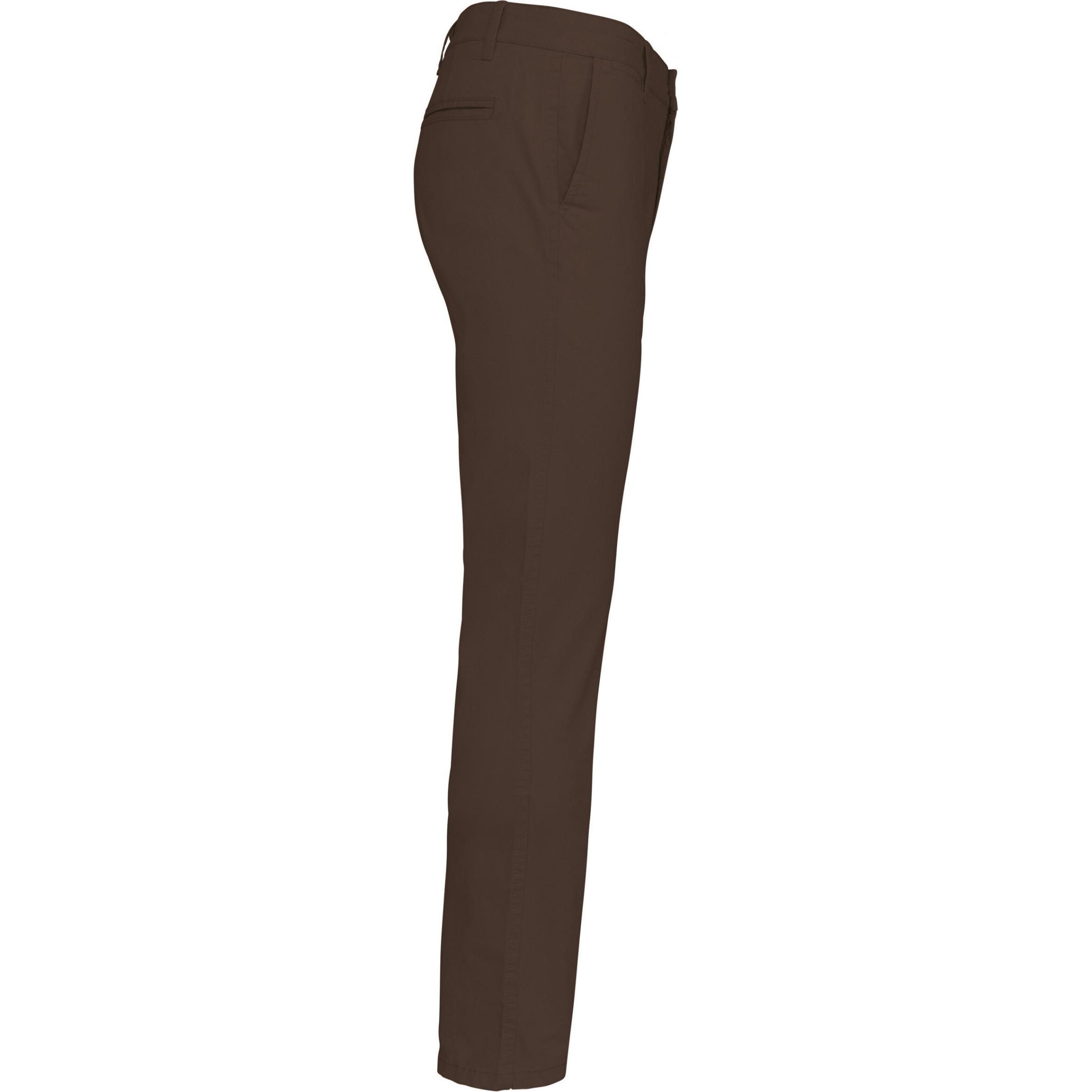 Thumbnail - Kariban, Herren, Hosen, Chinohose, Braun, (38)
