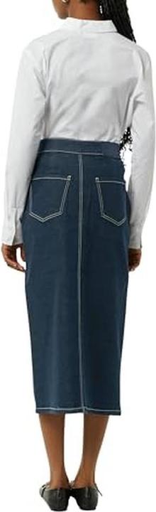 Image du produit Comma Rock Elastischer Denimrock mit dunkler Waschung (38)