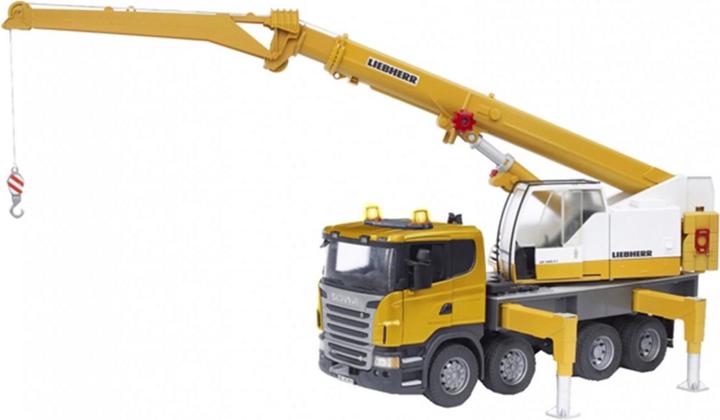 Actual product image Bruder Scania R-series Liebherr crane truck