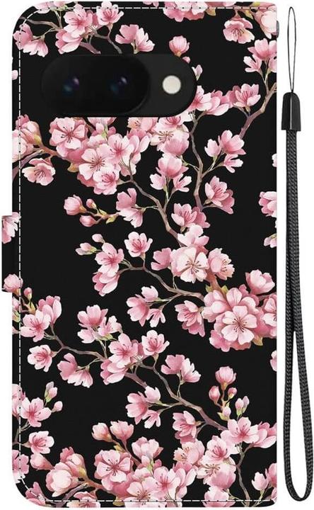 Produktbild Cover-Discount Google Pixel 9a - Tasche Hülle mit Blüten Motiv (Google Pixel 9a)