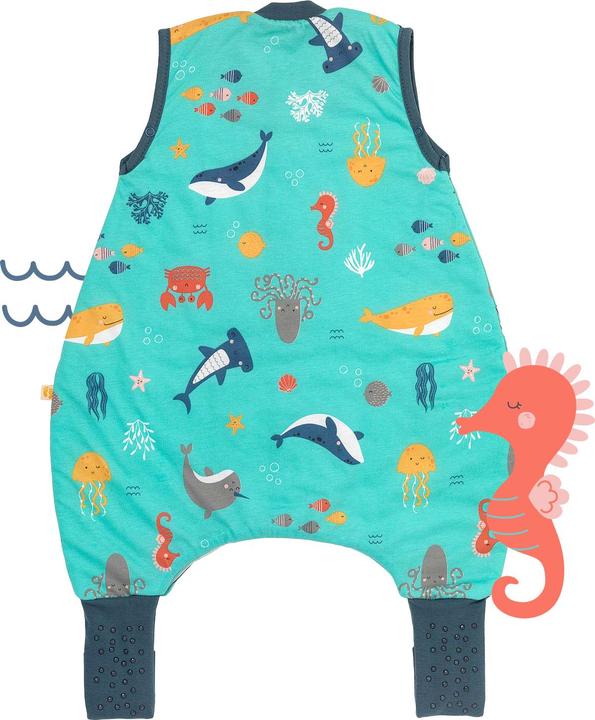 Actual product image Schlummersack Sleeping Bag with Feet & Foldable Feet Covers - 1.0 TOG (70 cm, 1.0 TOG, Spring, Autumn)