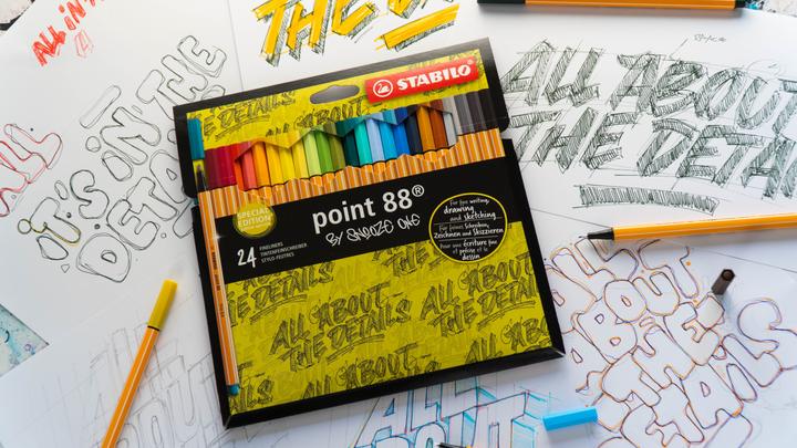 Image du produit STABILO Point 88 Snooze One étui de 24 pièces (Multicolore, 24 x)
