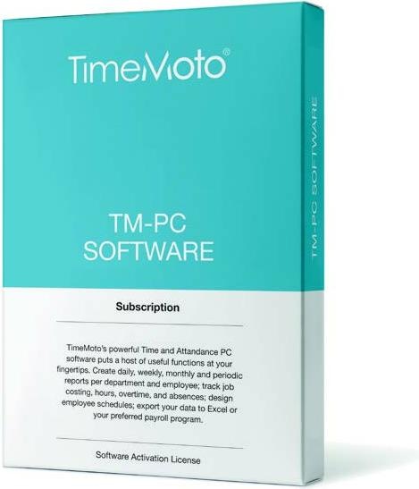Actual product image Safescan TimeMoto PC Plus Software