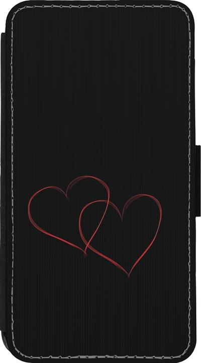 Immagine prodotto PhoneLook Portafoglio Coque noir Valentine 2023 con cuore allegato (Apple iPhone 13 mini)