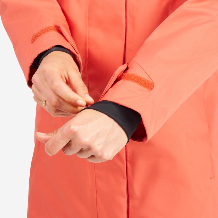 Produktbild Tribord Women’s long waterproof raincoat - Sailing 500 brick (3XL)