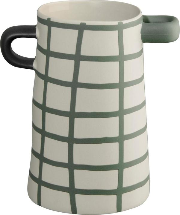 ASA Selection rayu Vase grün kariert 17cm (1x)