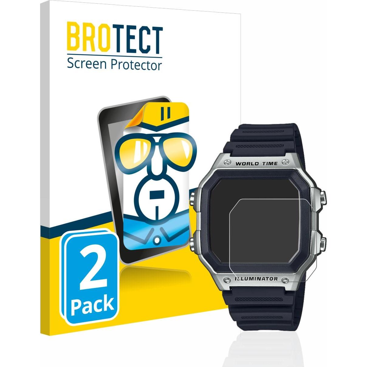 BROTECT Schutzfolie Displayschutz Klar, Smartwatch Schutzfolie, Transparent