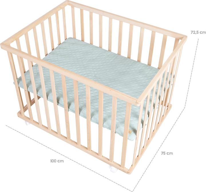 Produktbild Roba Laufgitter 100x75 Style Frosty green (73 cm, 98.50 cm)