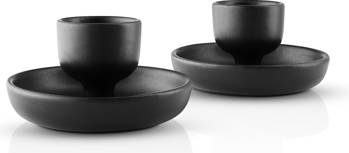Productafbeelding Eva Solo - Nordic kitchen Eierbecher - Black - 2 St. H6 cm x 11 cm (2 x)