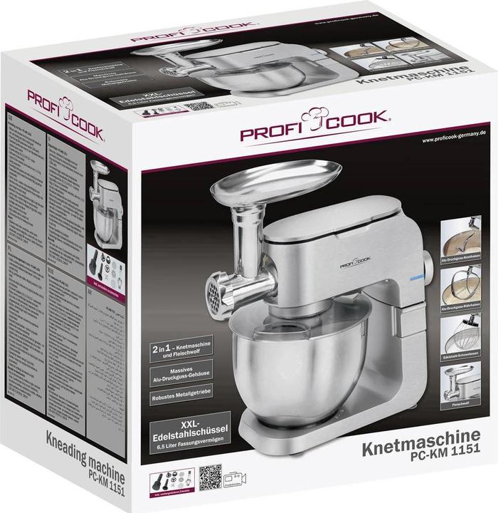 Actual product image Proficook Food processor KM 1151 (1300 W)