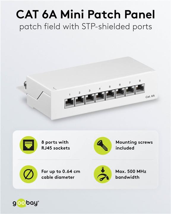 Produktbild Goobay 62067 RJ45 Cat6a
