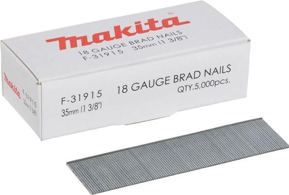 Image du produit Makita Clous à tête homme galvanisés 35 mm, 5000 pcs ( F-31915) pour cloueuse DBN500/AF505/AF
