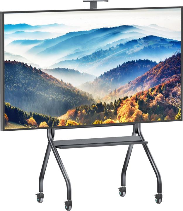 Immagine prodotto Onkron Supporto TV mobile per 60" - 120" fino a 150 kg, con supporto, nero VESA: 200x200 - 1000x600 (150 kg, 60" - 120")