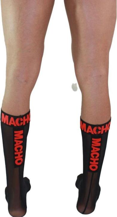 Immagine prodotto Macho Underwear Macho - Dãoenne Socken Einheitsgrã–Sse Schwarz/Rot (36, 38, 40, 42, 44)