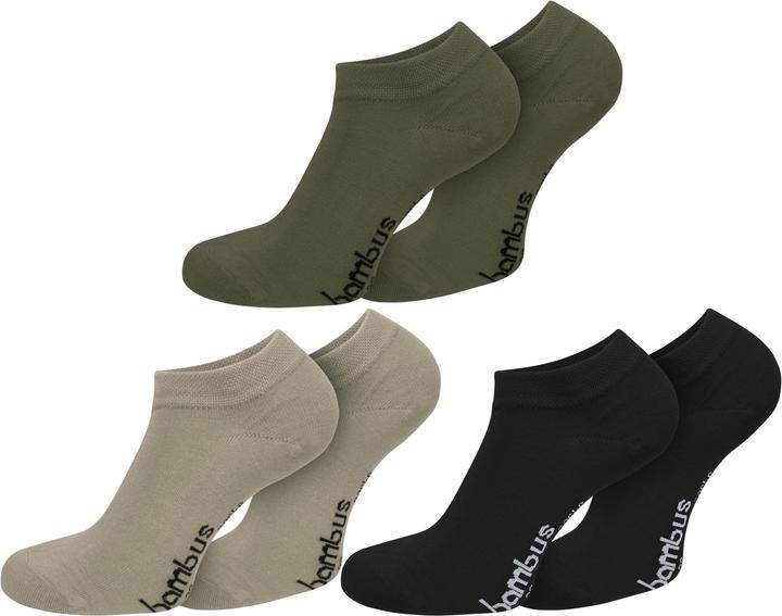 Immagine prodotto Normani 6 Paar Bambus-Gesundheitssocken Sneakers (confezione da 6, 39 - 42)