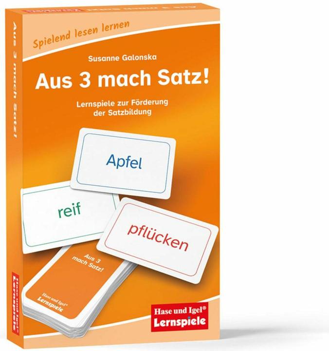Aus 3 mach Satz! (Deutsch)