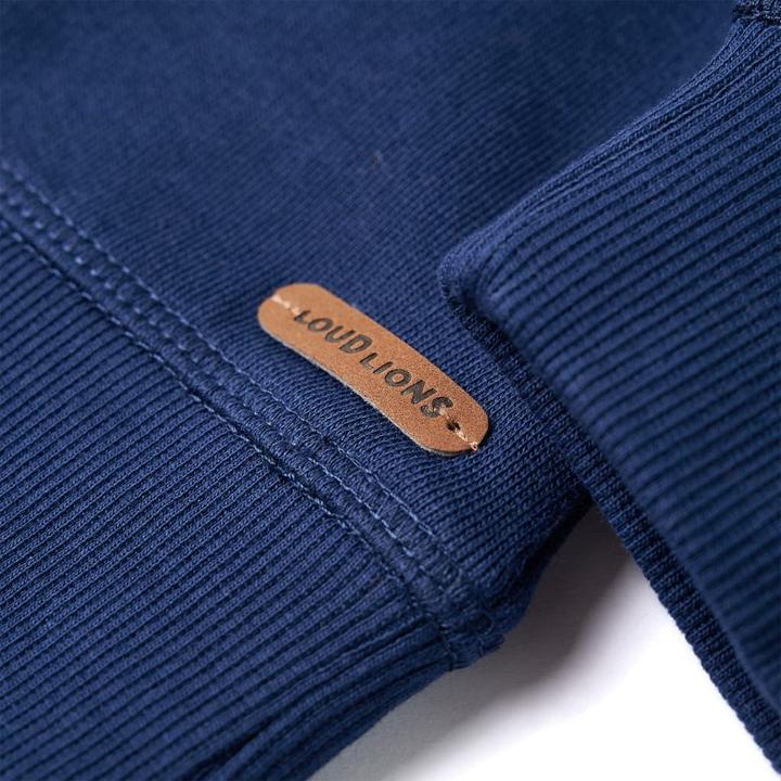 Immagine prodotto VidaXL Felpa da bambino blu navy 128,Materiale: 92% cotone. 8 (128)