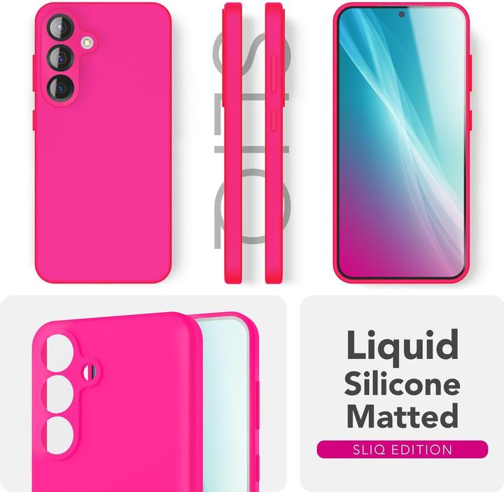 Actual product image Nalia Phoenix - Abwischbare Flüssigsilikon Hülle - Easy Clean Liquid Silicone Cover (Samsung Galaxy S25)