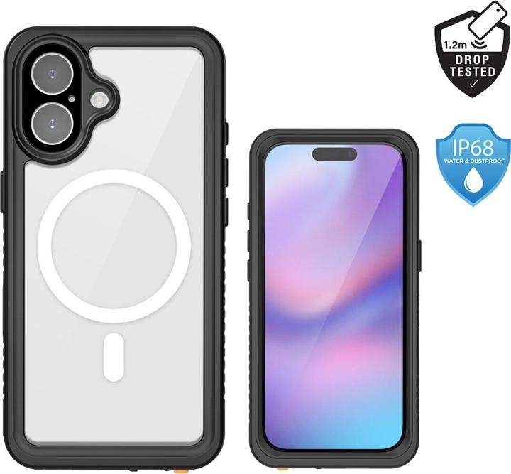 Image du produit 4smarts Hülle, Housse, Apple, iPhone 17, 16 cm (6.3"), Noir, Transparent (Apple iPhone 17)