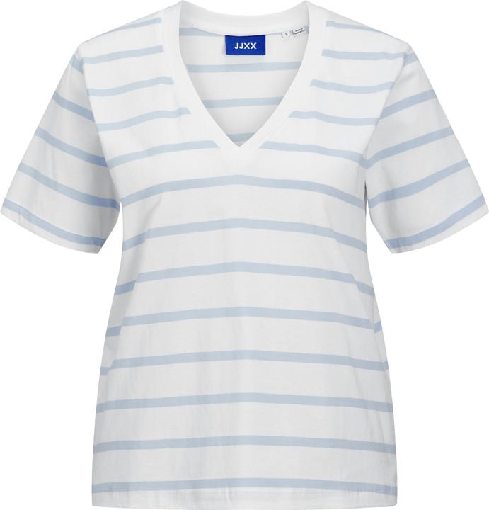 Actual product image JJXX Jxannie Reg Vneck Stripe Ss Tee Jrs Sn (M)