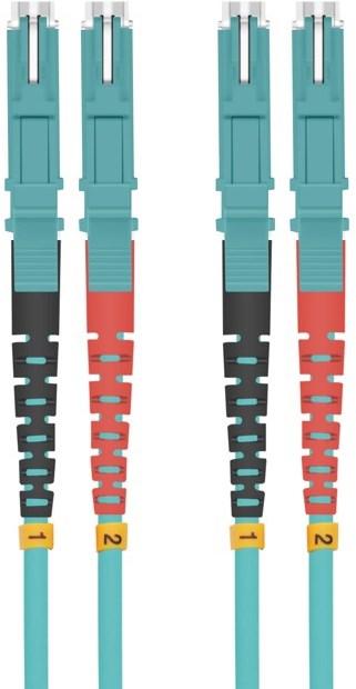 Produktbild Helos Patch-Kabel E2000 Multi-Mode bis E2000 Multi-Mode (CAT6, 2 m)