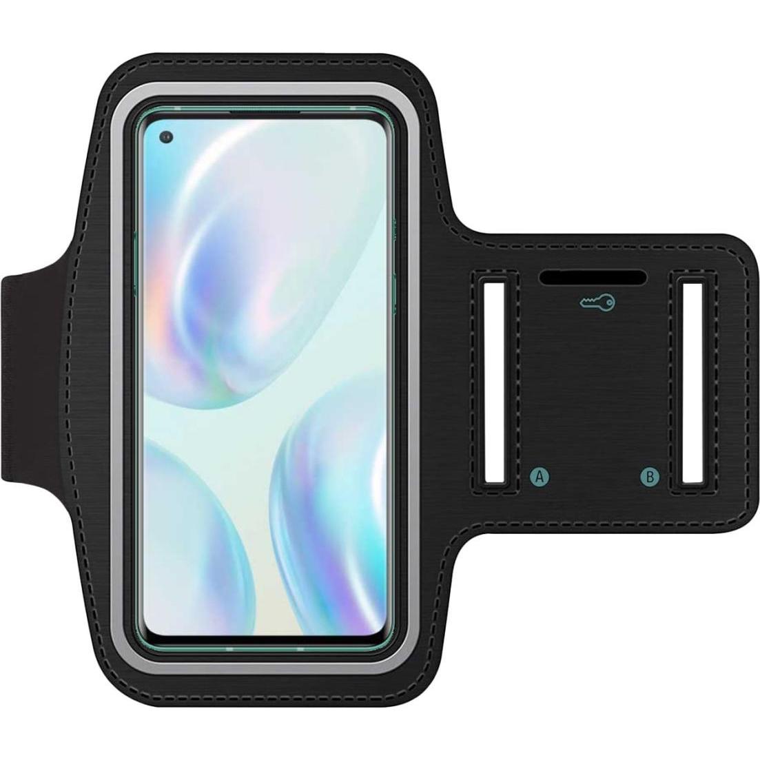 SmartFitness OnePlus 8 Pro Handy Sport Armband, Smartphone Sportarmband, Schwarz