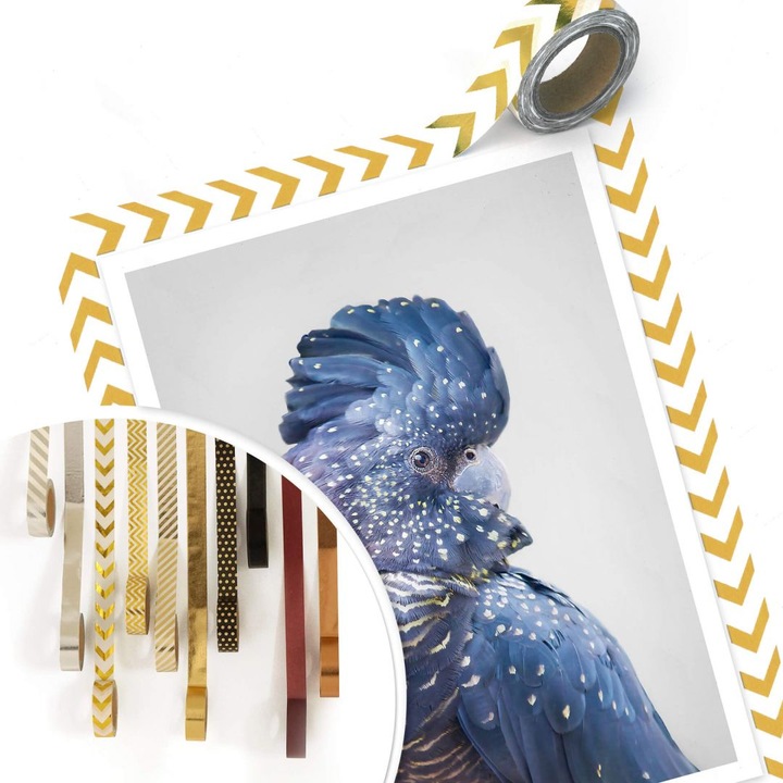 Immagine prodotto Trenddeko Cacatua blu (60 x 80 cm)