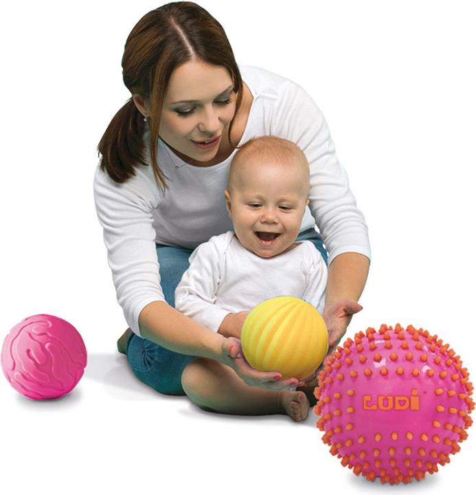 Actual product image LUDI Sensory ball set - pink - LU30022