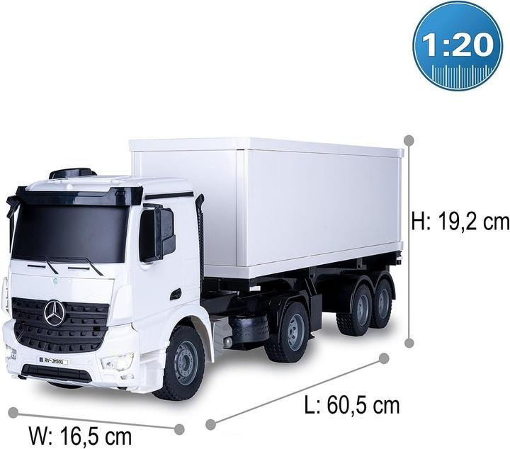 Actual product image Jamara Container truck Mercedes Benz Arocs